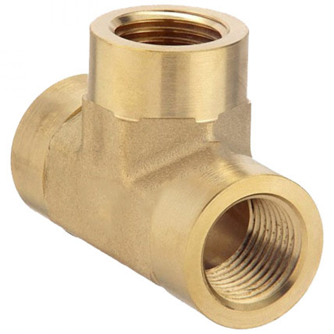 Brass Tee - FNPT Brass Tee - FNPT